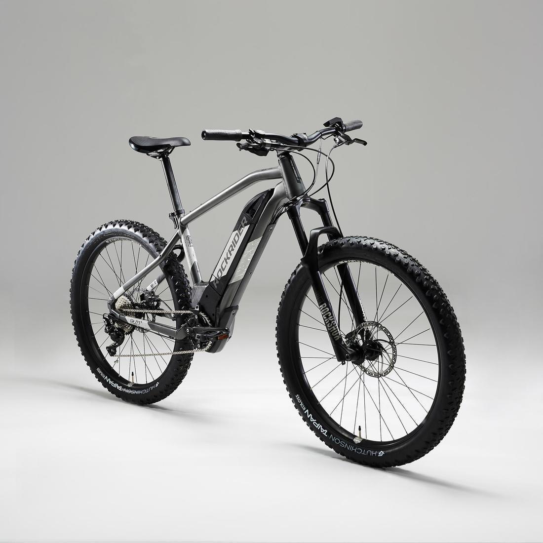 ROCKRIDER - Electric Mountain Bike - 27.5+ Inch E-St 900, Grey