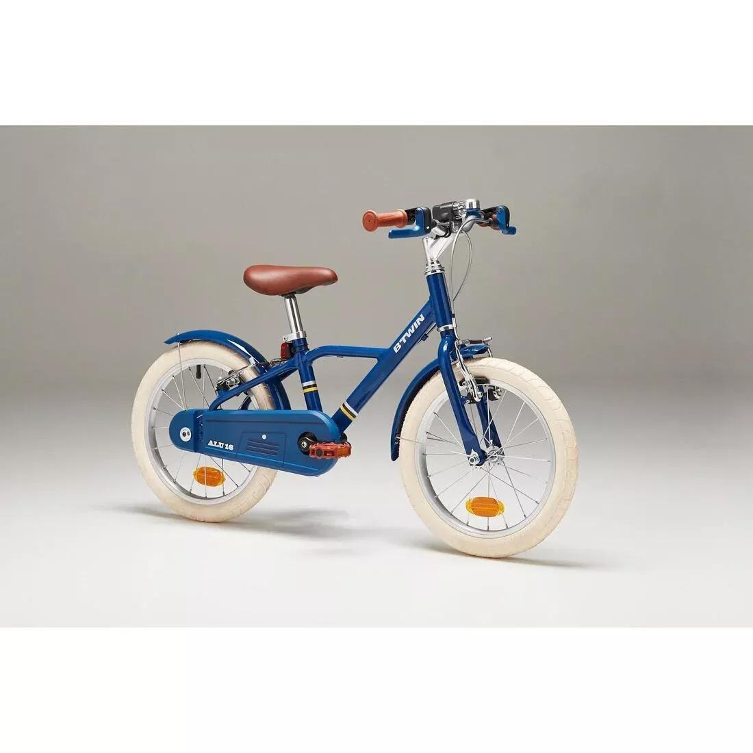 BRIGHT RED Kids' 16-inch, chain guard, easy-braking bike, red, No Color, large image number 9