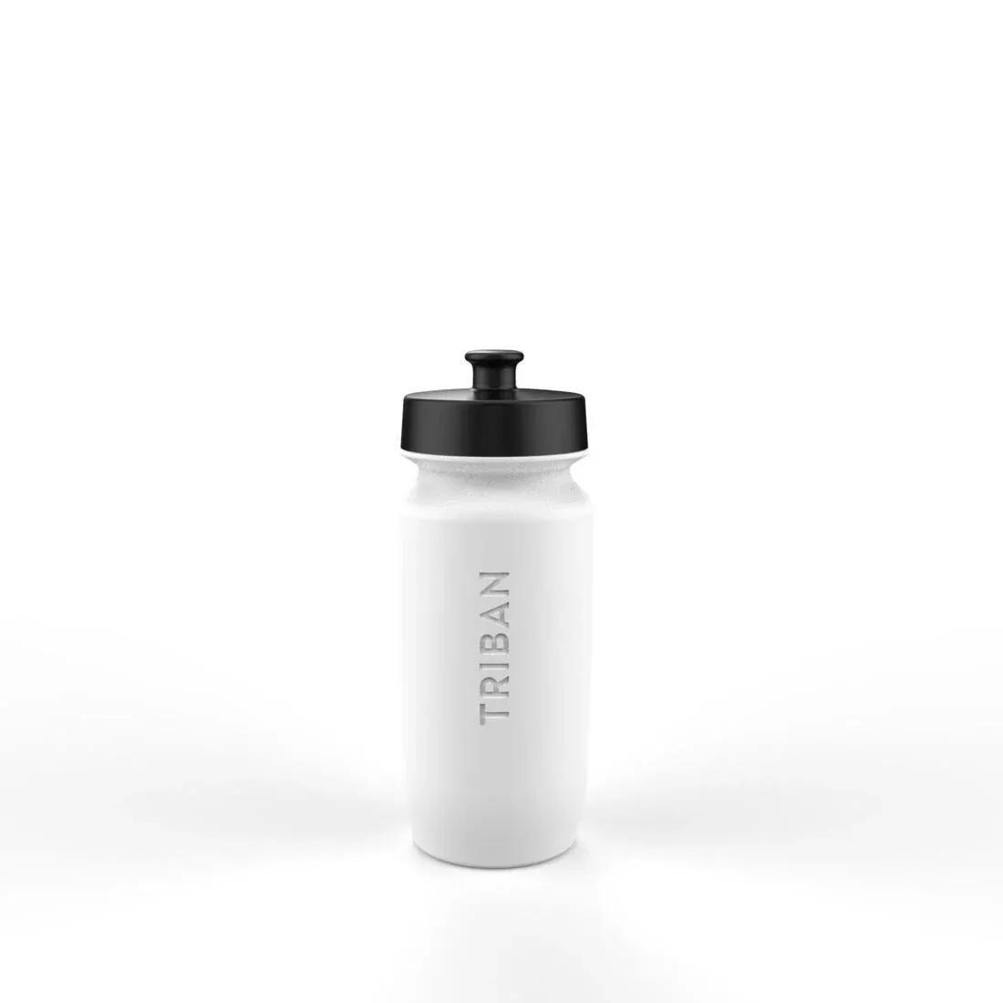 Essential Cycling Water Bottle, White, No Color, large image number 0
