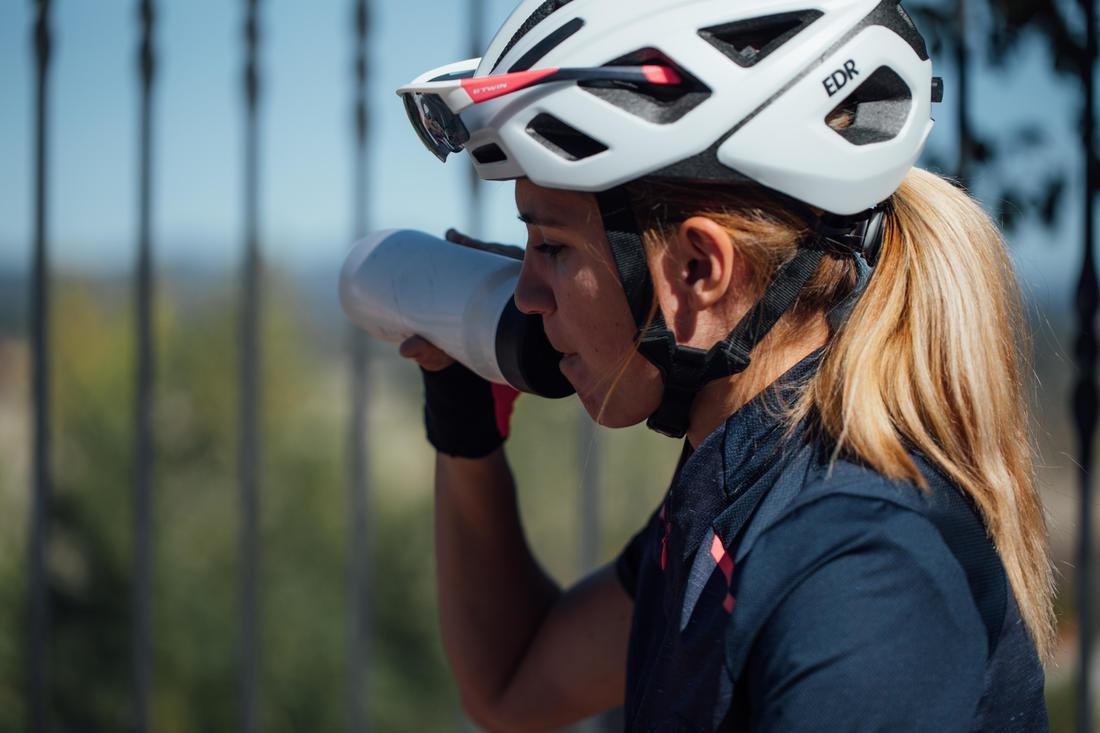 Essential Cycling Water Bottle, White, No Color, large image number 6