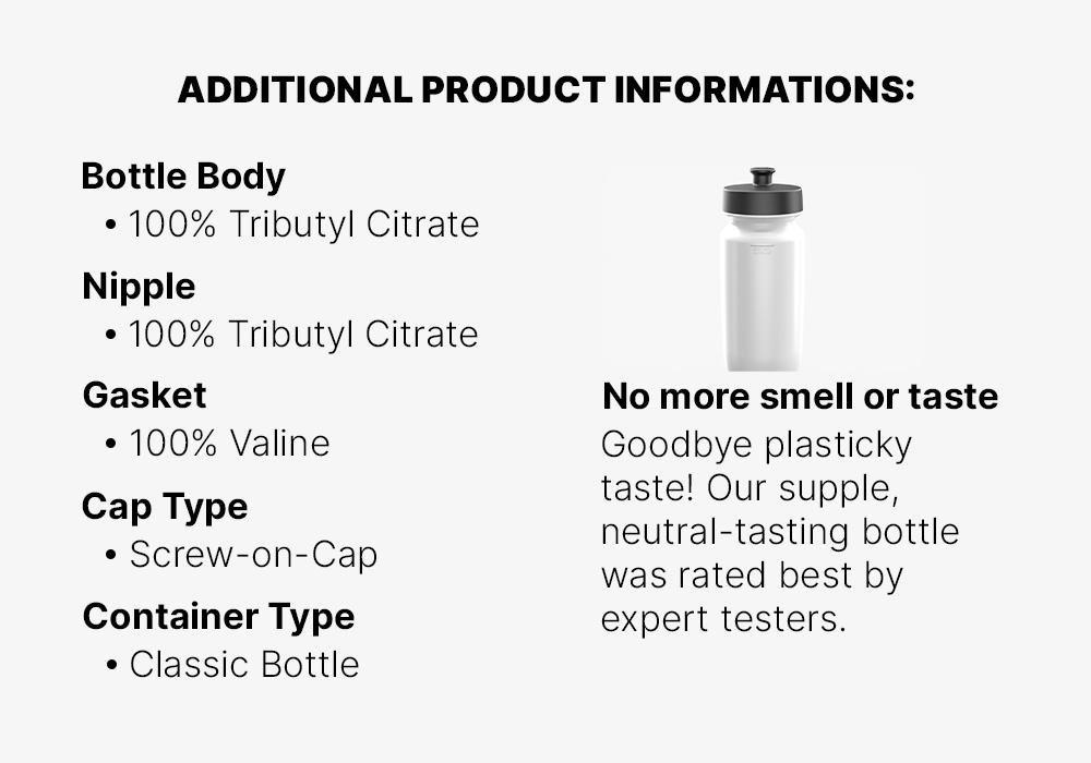 Essential Cycling Water Bottle, White, No Color, medium