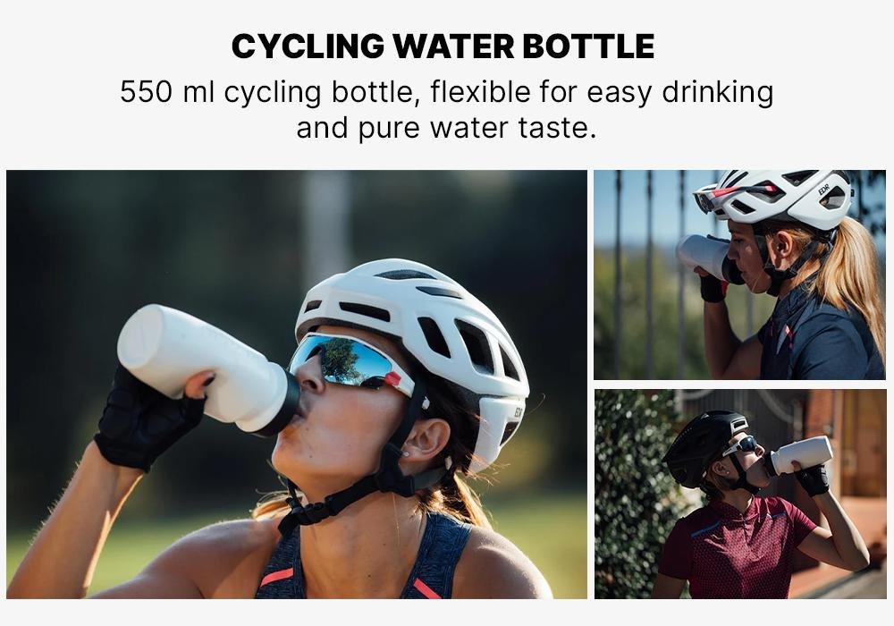 Essential Cycling Water Bottle, White, No Color, large image number 11