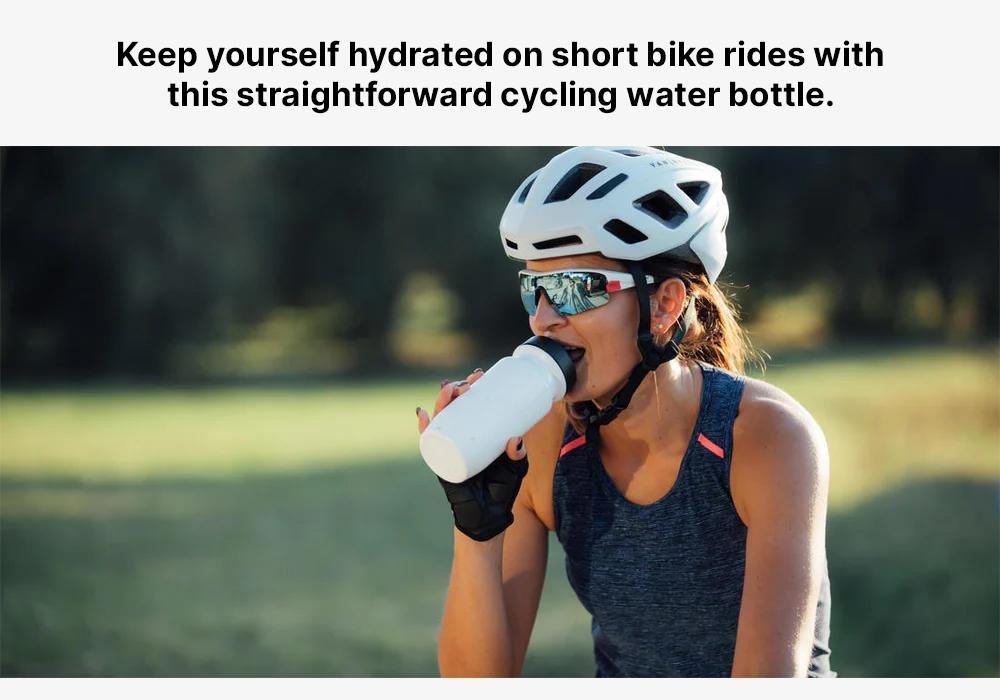 Essential Cycling Water Bottle, White, No Color, medium