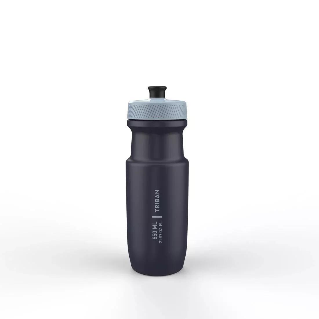 DECATHLON - Cycling Water Bottle Softflow, Black