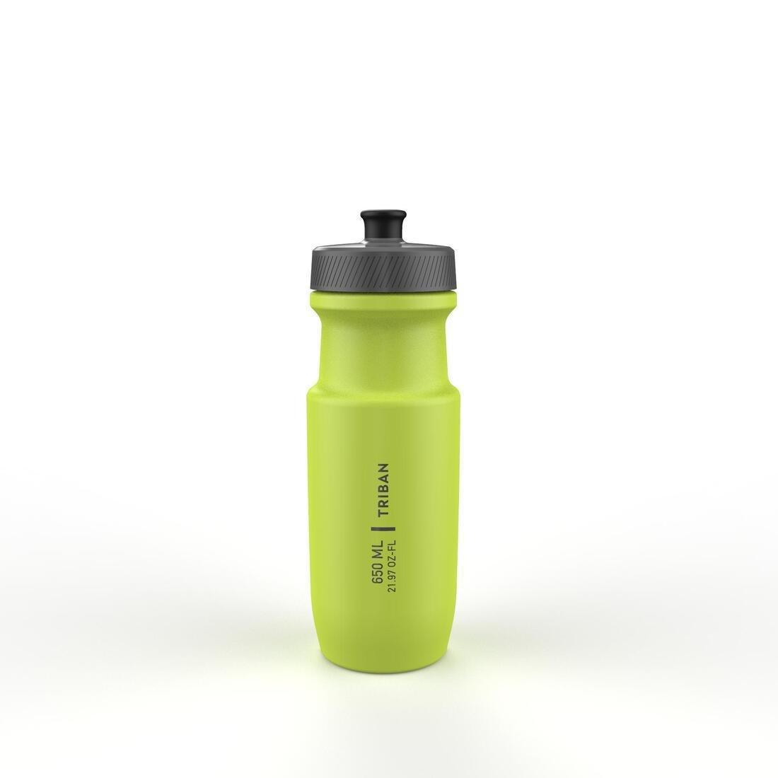 DECATHLON - Cycling Water Bottle Softflow, Yellow