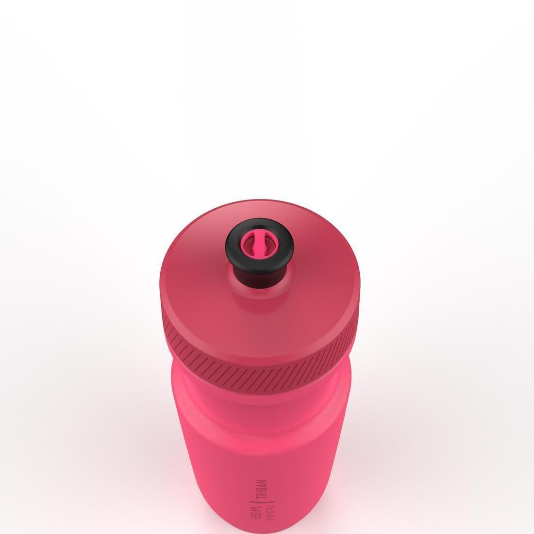 DECATHLON - Cycling Water Bottle Softflow, Pink