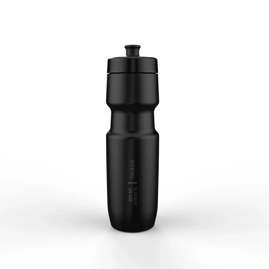 DECATHLON - Cycling Water Bottle Softflow, Black