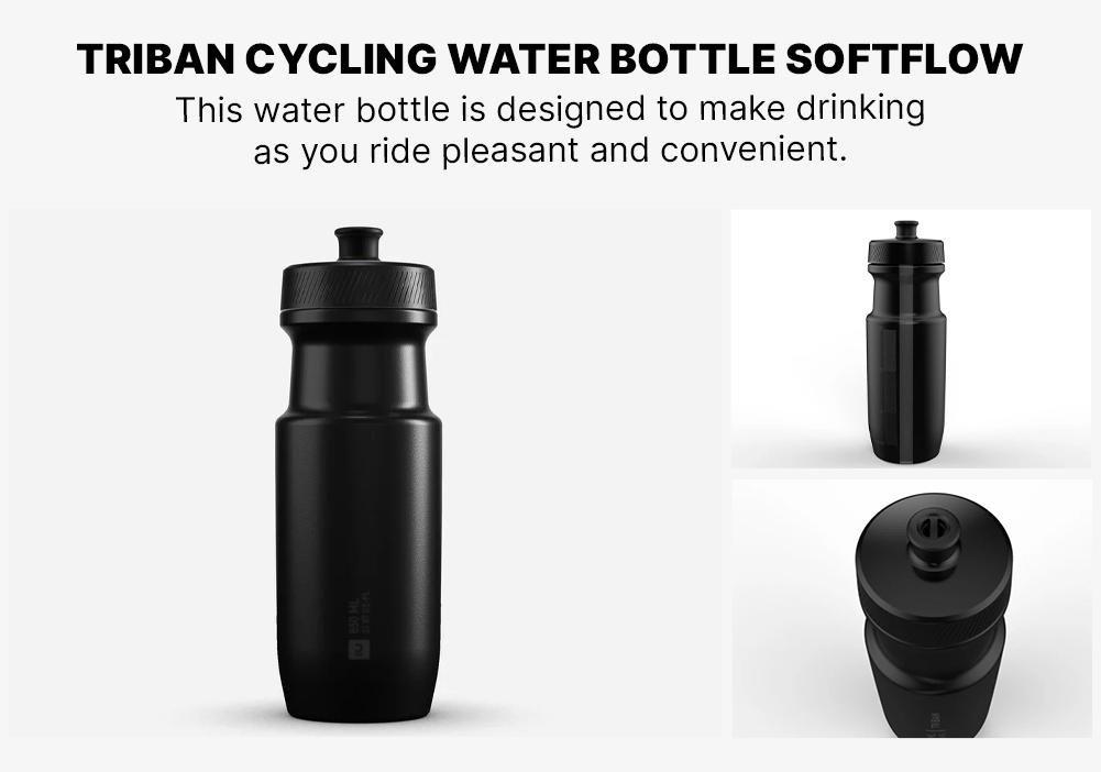 Cycling Water Bottle Softflow, Black, No Color, large image number 18