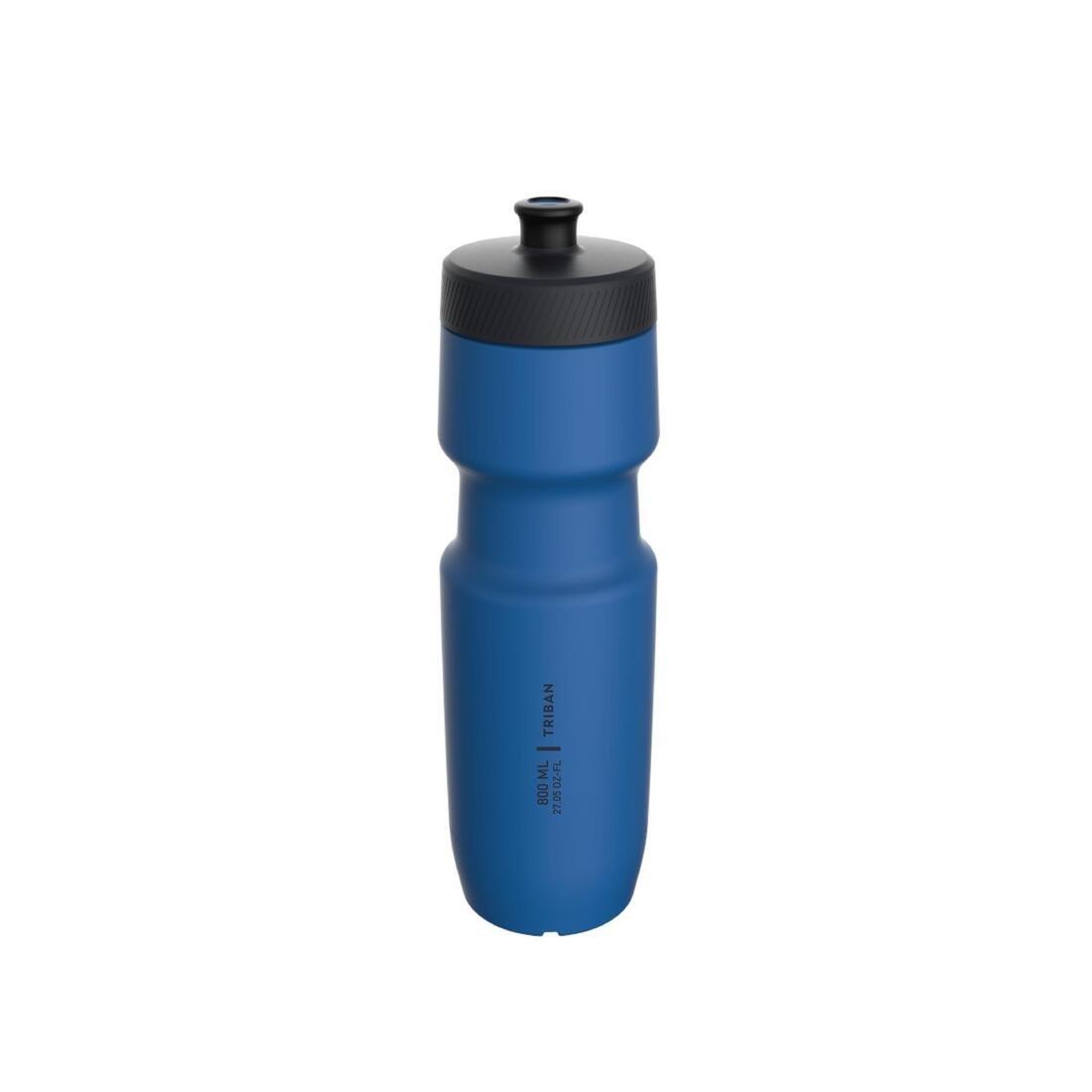 TRIBAN - 800 Ml Cycling Water Bottle Softflow, Blue
