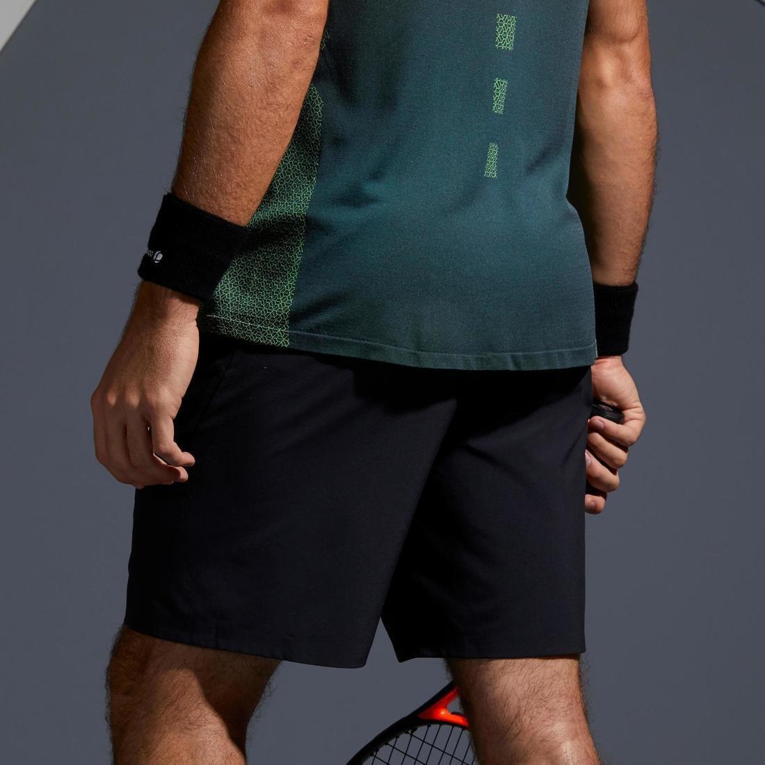 Mens Tennis Shorts Tsh 900 Light, Black, No Color, large image number 8