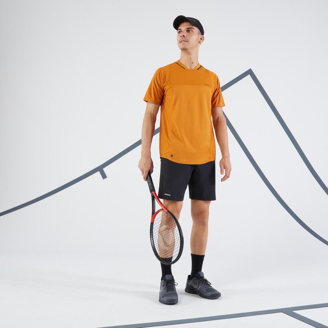 Mens Tennis Shorts Tsh 900 Light, Black, No Color, large image number 12