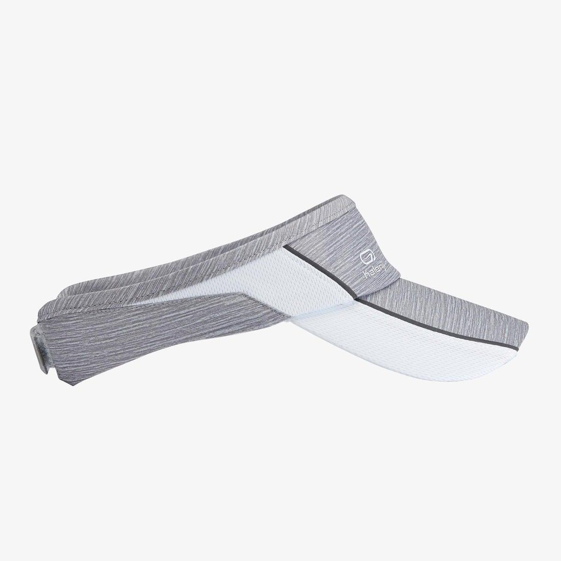 Unisex Running Visor Adjustable Head, Grey, No Color, large image number 7
