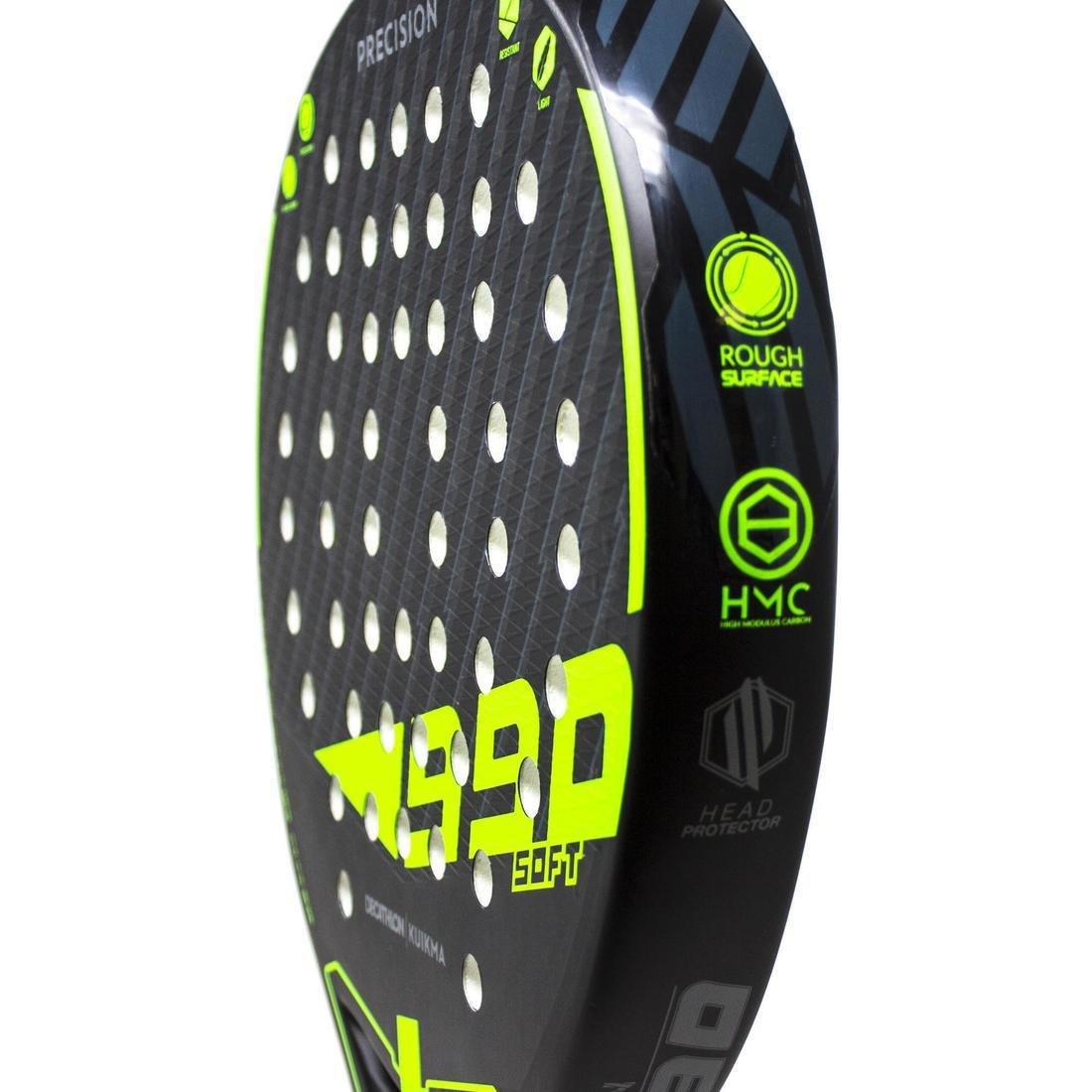 Adult Padel Racket Pr990 Precision Soft, Green, No Color, large image number 4