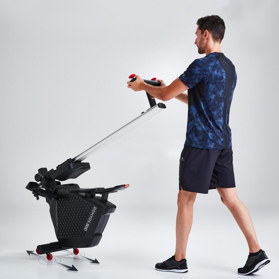 Smart Rowing Machine 500, Black, No Color, large image number 6
