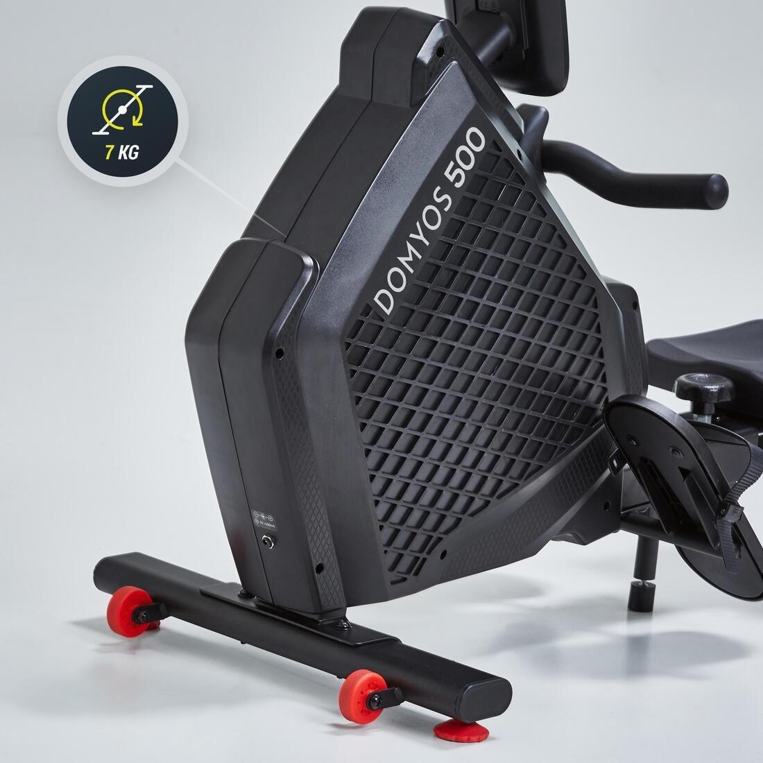 DOMYOS Smart Rowing Machine 500 Black Azadea Kuwait