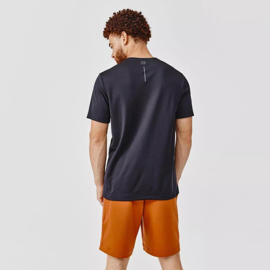 Mens Kalenji Dry Breathable Running T-Shirt, White, No Color, large image number 7