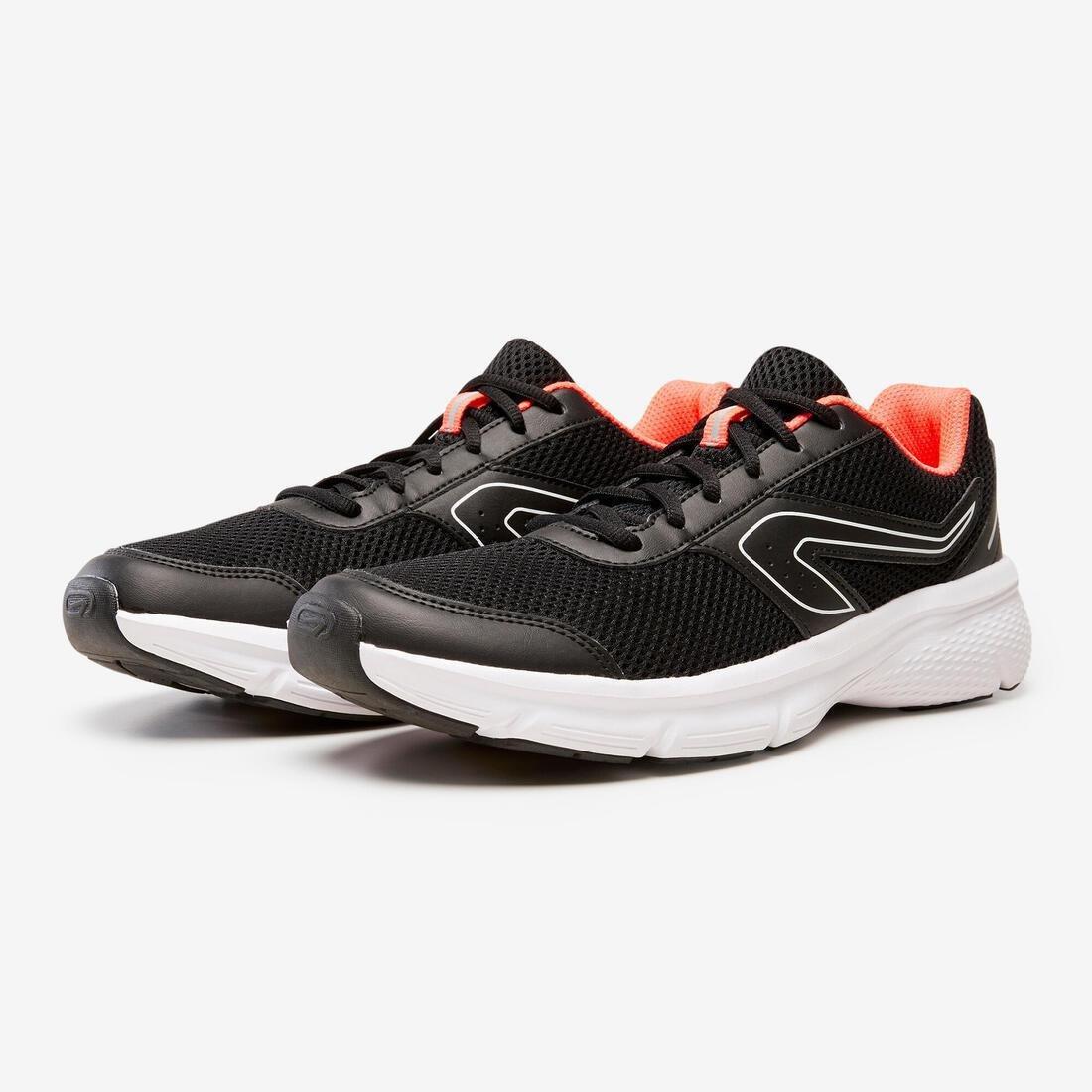 KALENJI Womens Kalenji Run Cushion Running Shoes Black Azadea UAE
