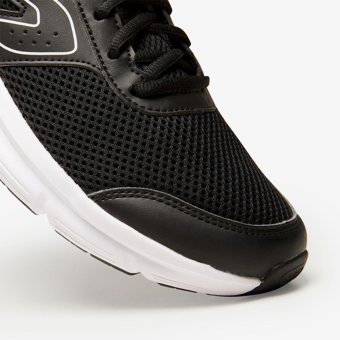 Womens Kalenji Run Cushion Running Shoes, Black, , large image number 3