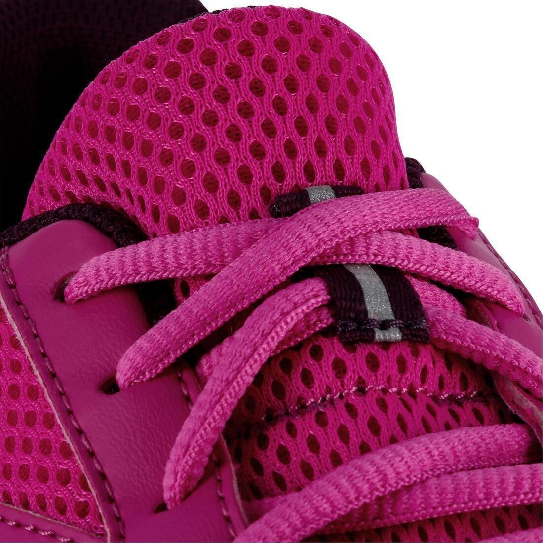 Womens Kalenji Run Cushion Running Shoes, Black, , large image number 14