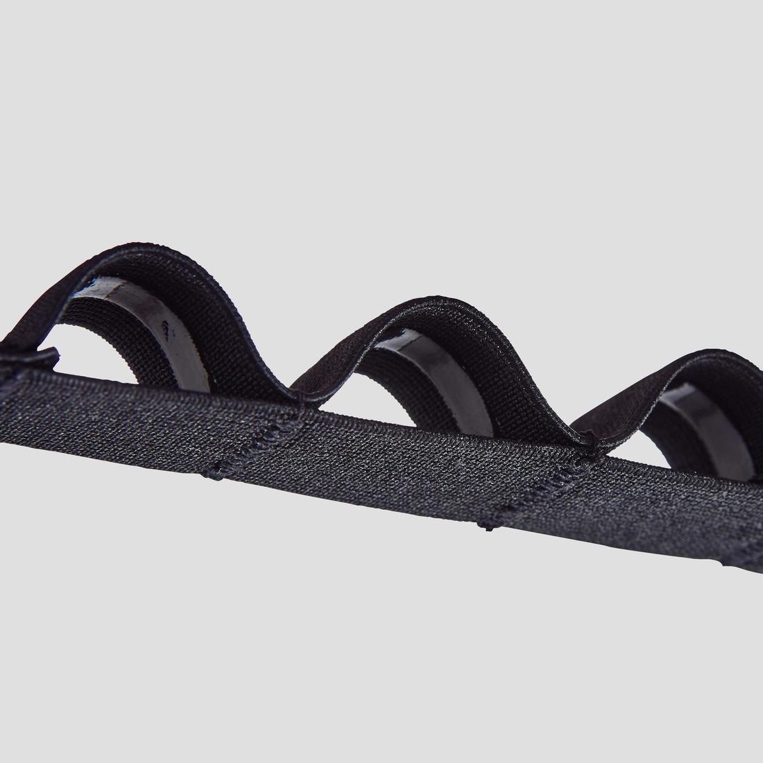 Adult Race Number Running Belt, Black, No Color, large image number 3