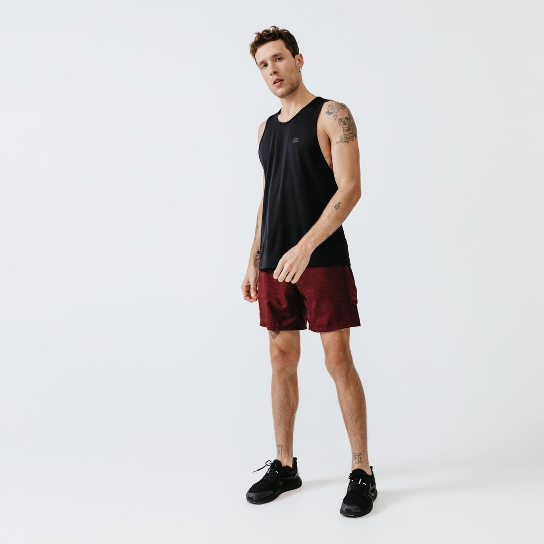 Mens Kalenji Dry Running Breathable Tank Top, Black, , large image number 2