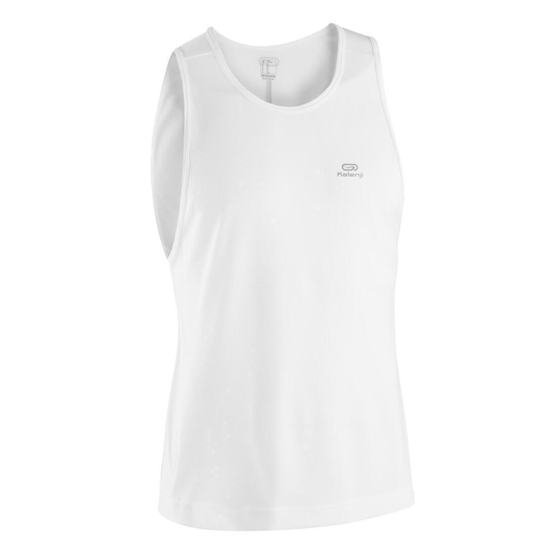 Mens Kalenji Dry Running Breathable Tank Top, Black, , large image number 12