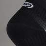 KIPRUN - Kids Invisible Athletics Socks Lot 2 Blanc Noir, Black