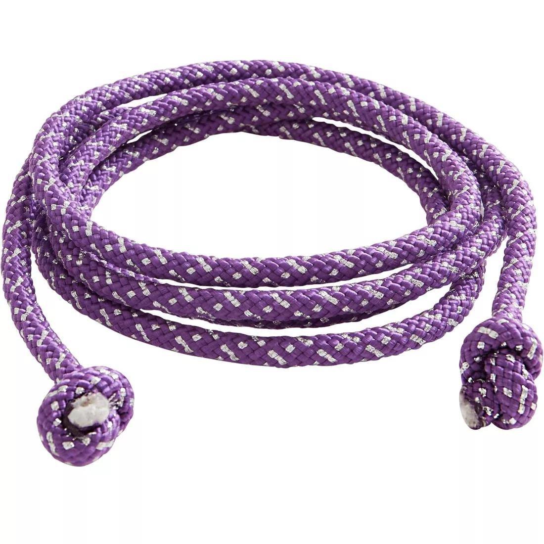 Rhythmic Gymnastics Rope, Purple, No Color, large image number 1