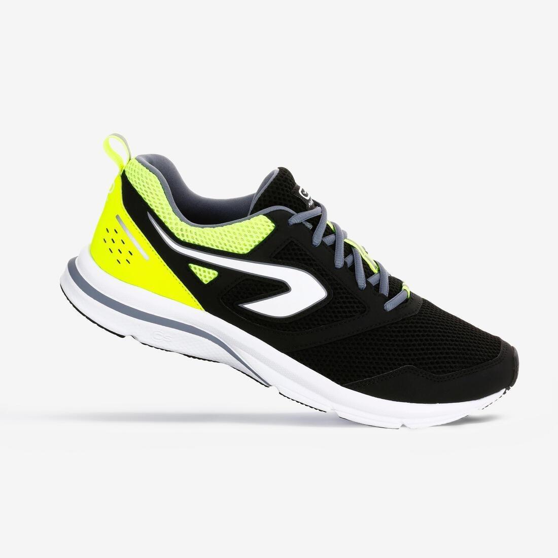 Mens Run Active Running Shoes, Black, , large image number 0
