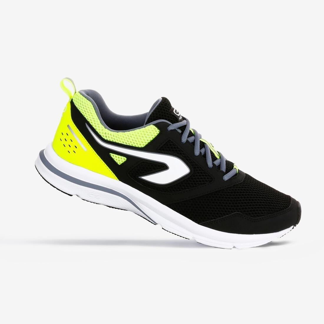 KALENJI - Mens Run Active Running Shoes, Black