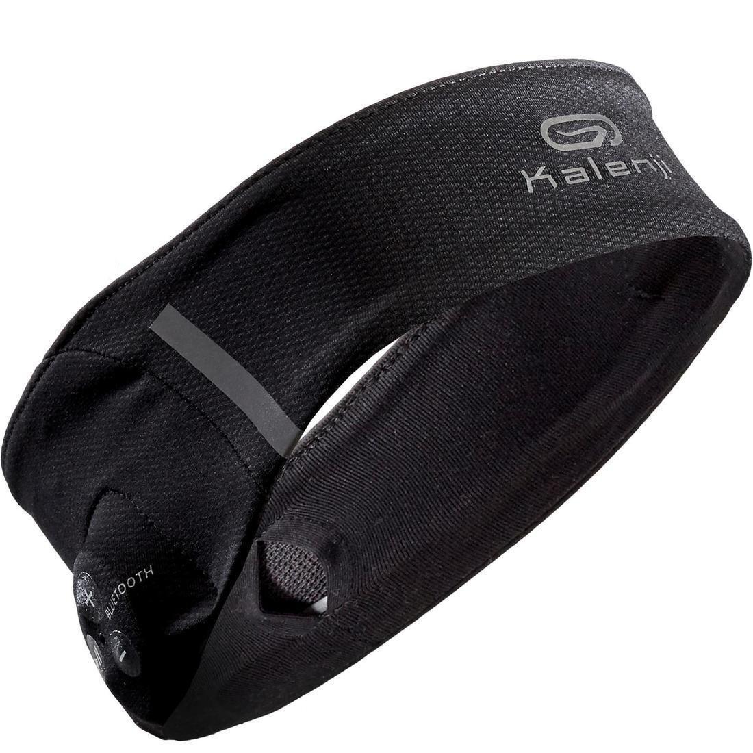 KALENJI - Kalenji Hb 500 Wireless Bluetooth Music Running Headband, Black