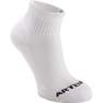 ARTENGO - Kids Sports Socks Rs 100 Tri-Pack, White