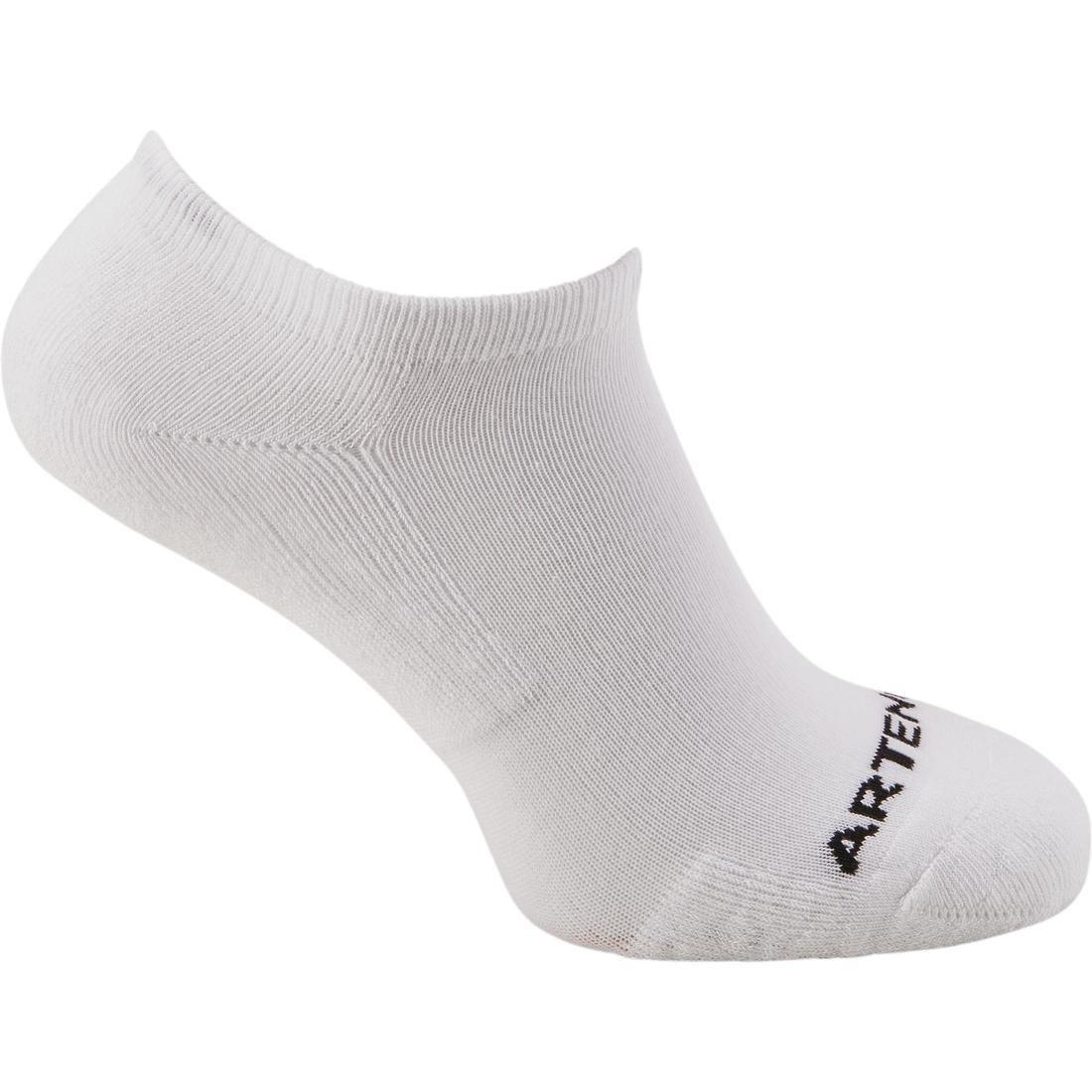 ARTENGO - Low Tennis Socks Rs 100 Tri-Pack, White