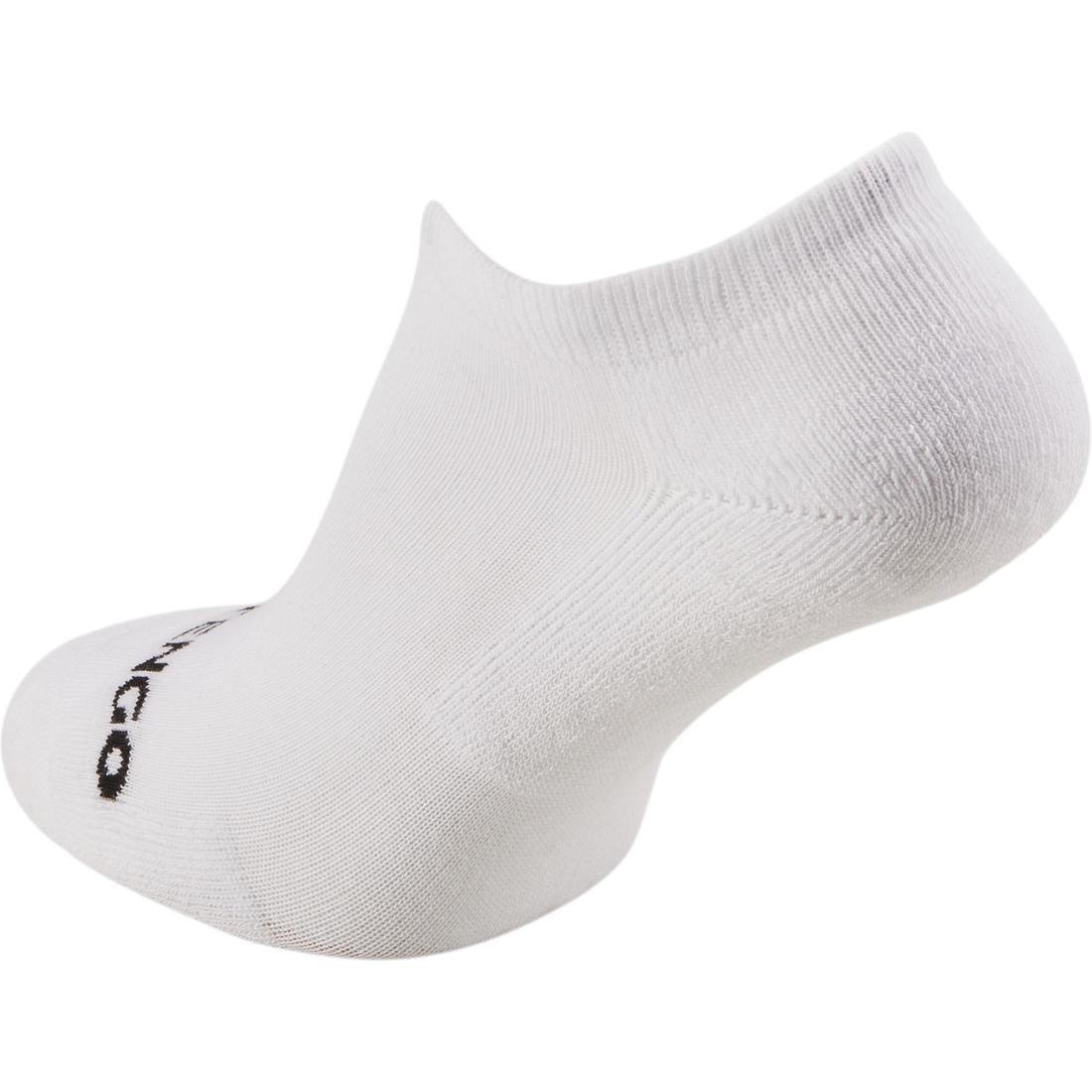 ARTENGO - Low Tennis Socks Rs 100 Tri-Pack, White