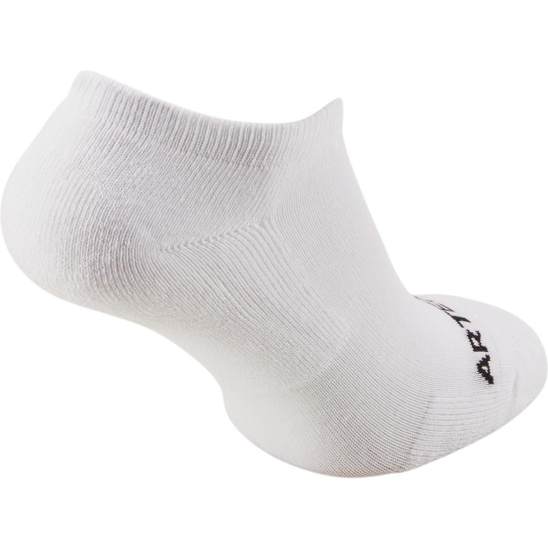 ARTENGO - Low Tennis Socks Rs 100 Tri-Pack, White