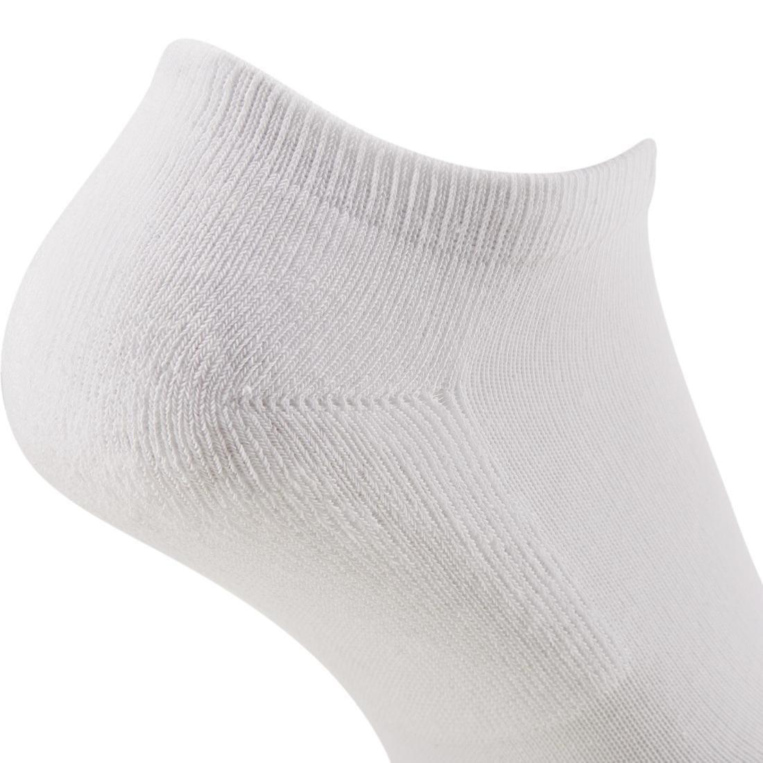 ARTENGO - Low Tennis Socks Rs 100 Tri-Pack, White