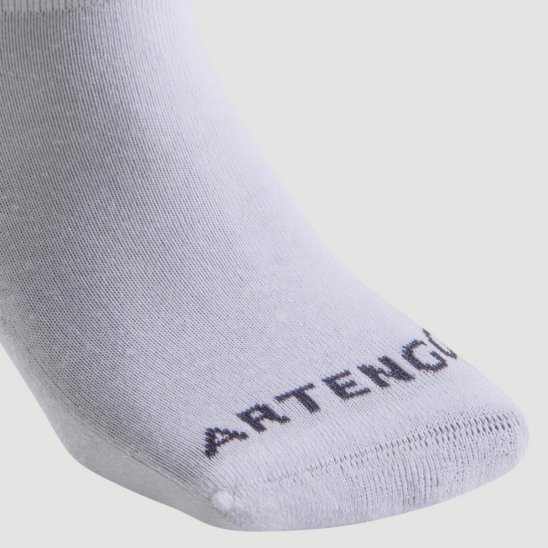 ARTENGO - Low Tennis Socks Rs 100 Tri-Pack, White