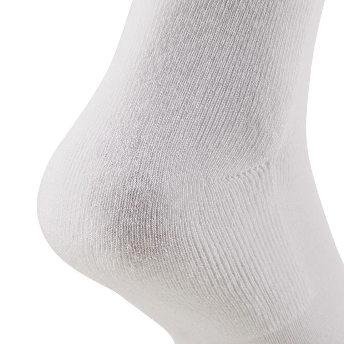 ARTENGO - High Sports Socks Rs 100 Tri-Pack, White