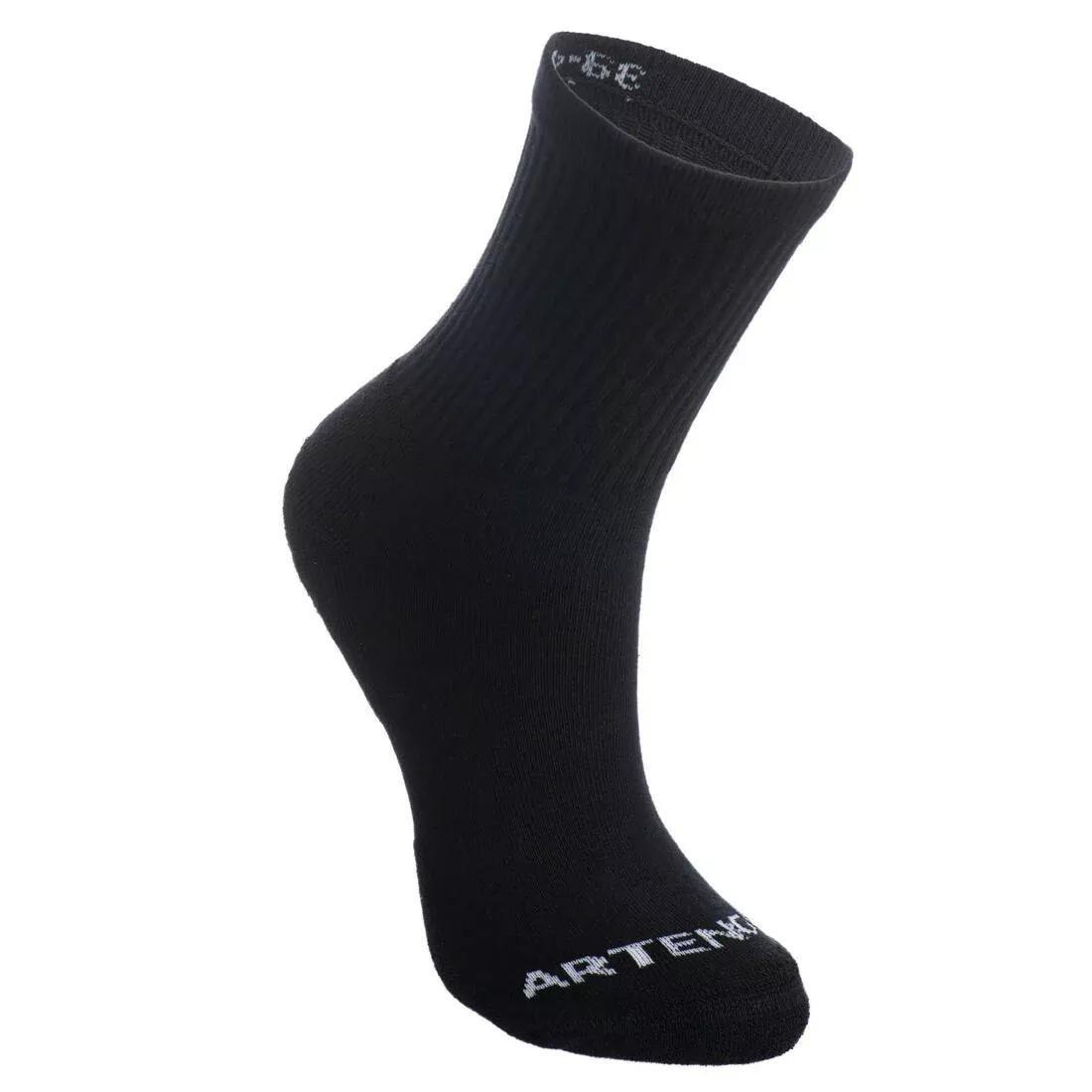 ARTENGO - High Sports Socks Rs 100 Tri-Pack, White