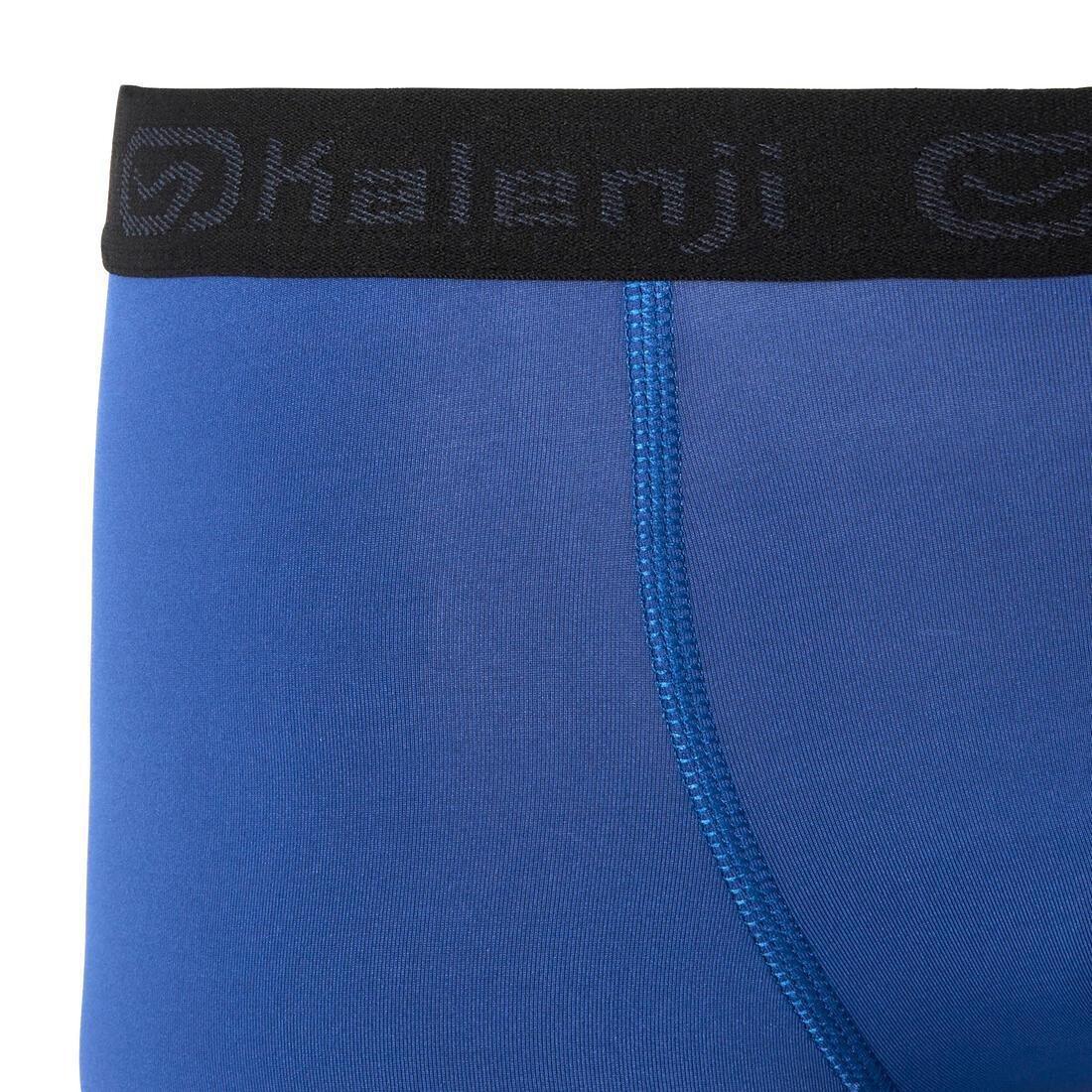 Men Breathable Running Boxers, Blue, No Color, large image number 3