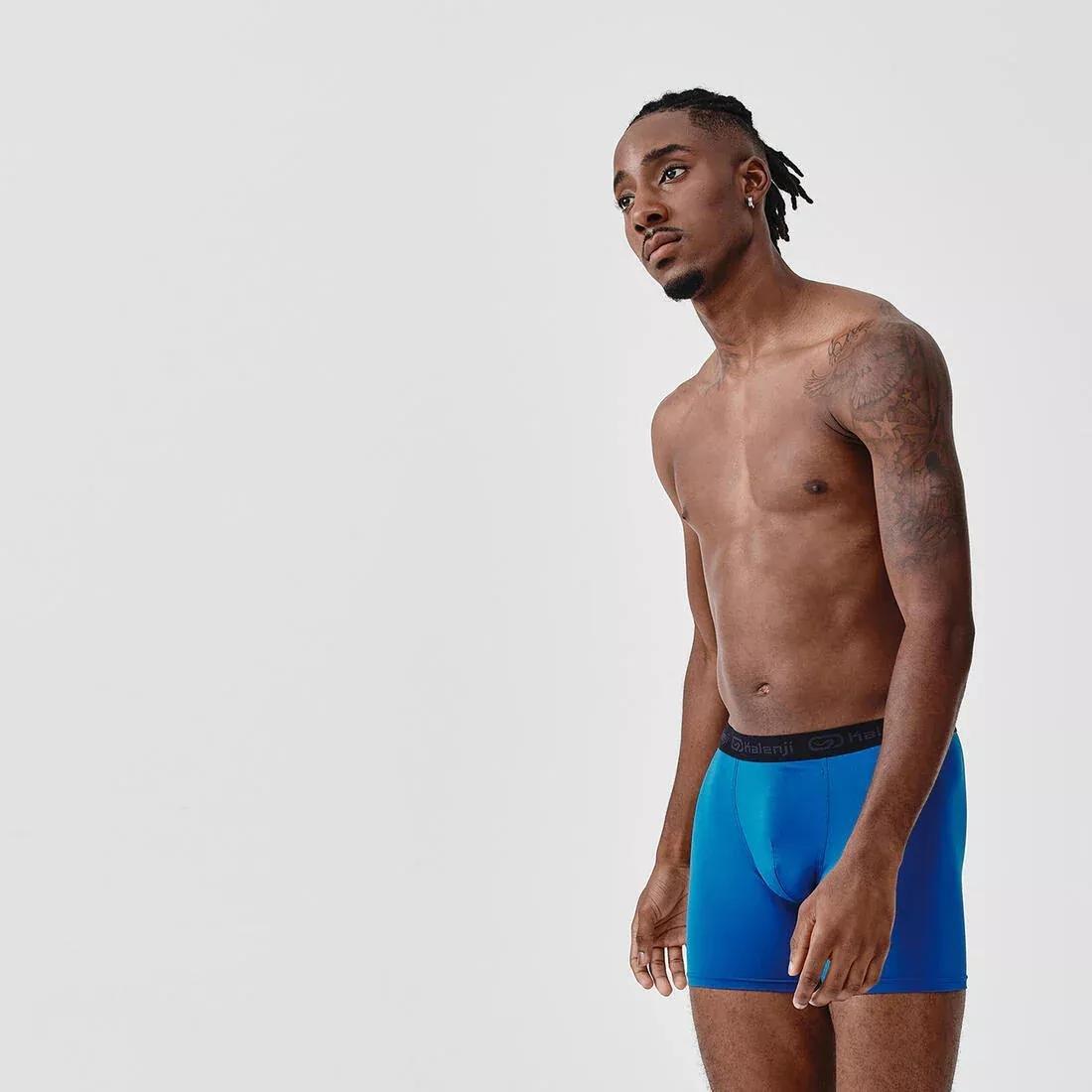Men Breathable Running Boxers, Blue, No Color, large image number 9