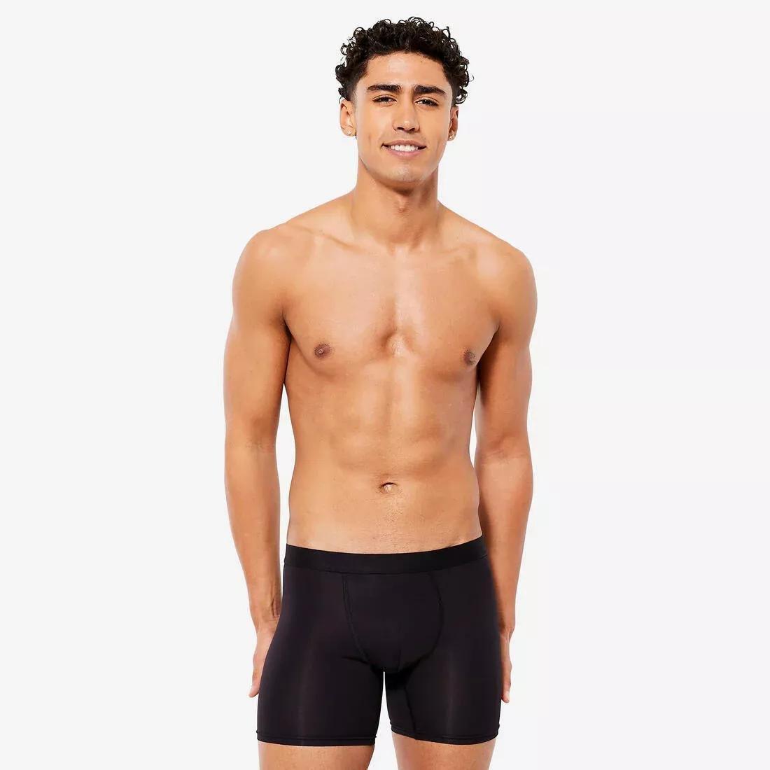 Mens Breathable Running Boxers, Black, , large image number 9