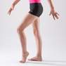 DOMYOS - Kids Girls Artistic Gymnastics Basic Shorts, Black