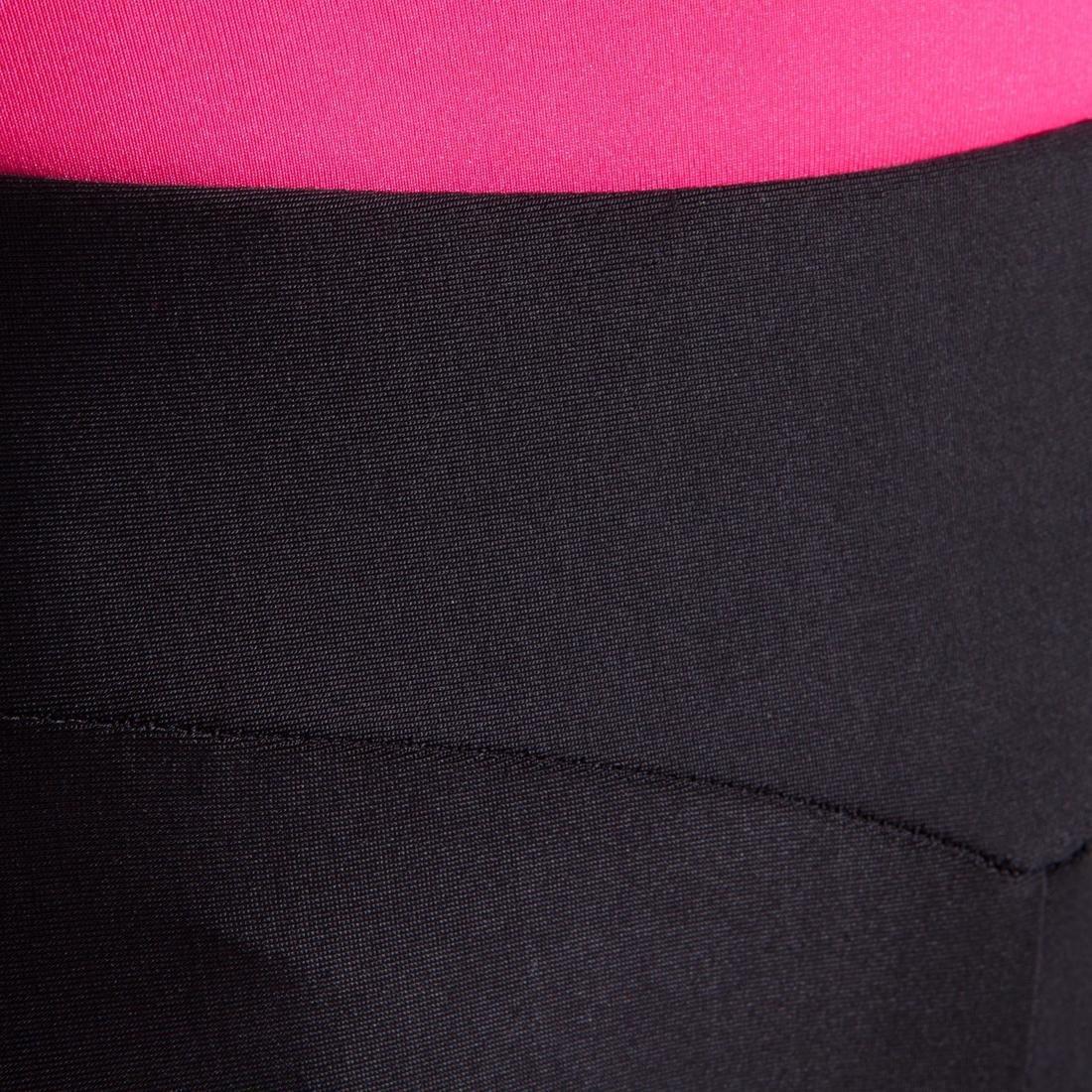 Kids Girls Artistic Gymnastics Basic Shorts, Black, , large image number 6