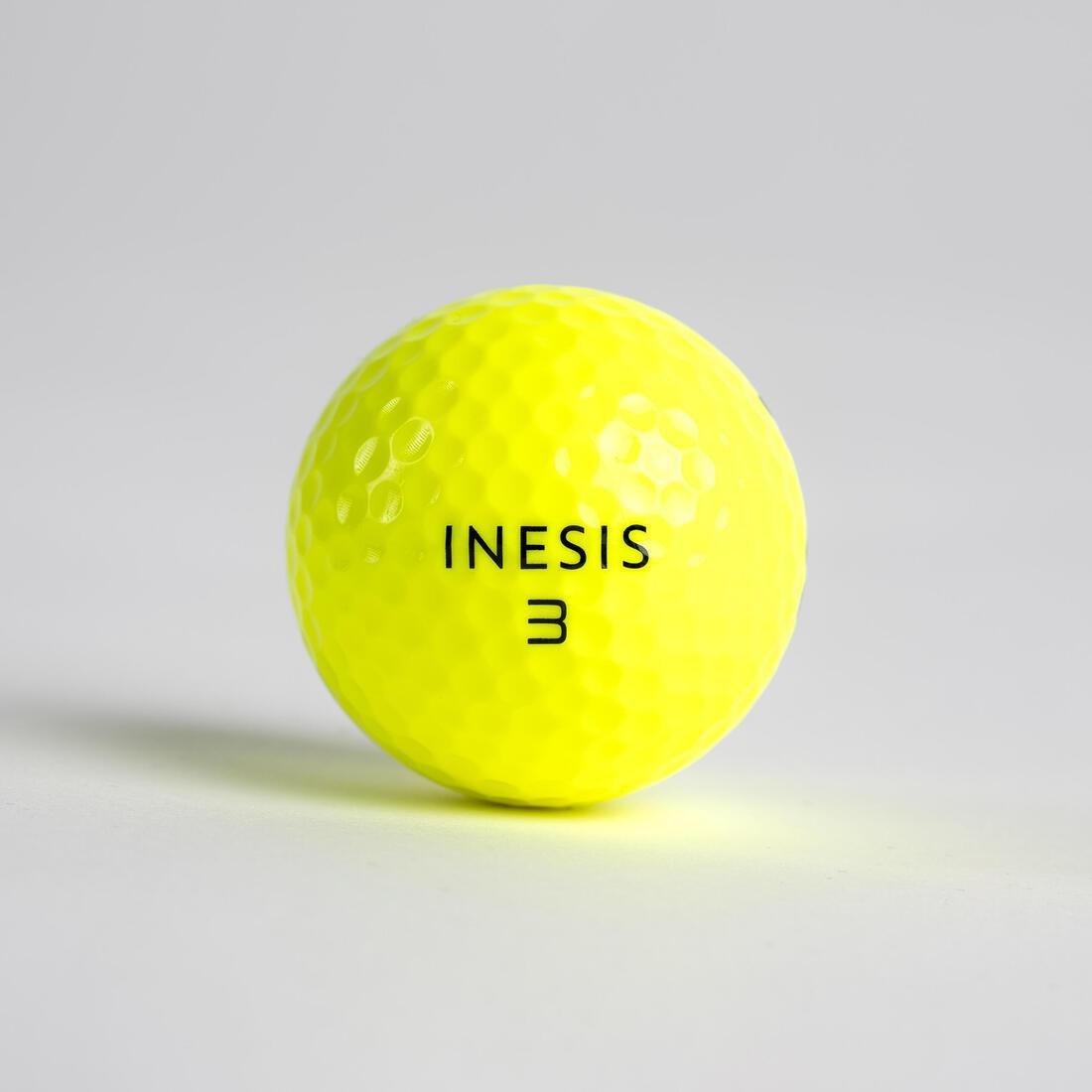 Golf Balls x12 - Inesis Soft 500, Yellow, No Color, large image number 1