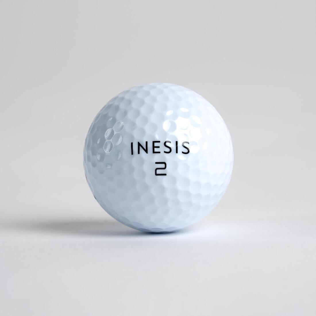 INESIS - Golf Balls x12 - Inesis Soft 500, Yellow