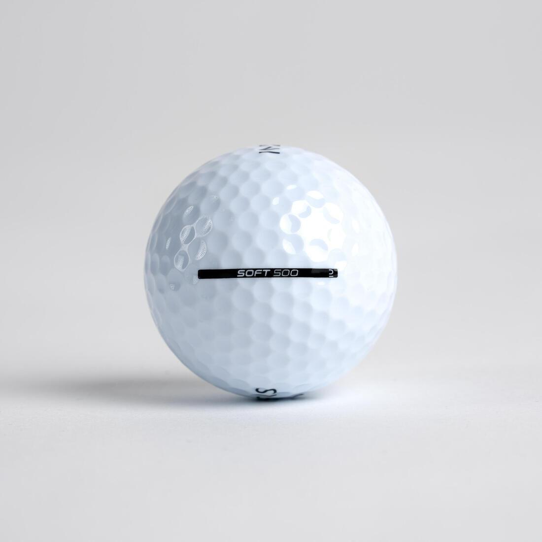 Golf Balls x12 - Inesis Soft 500, Yellow, No Color, large image number 10