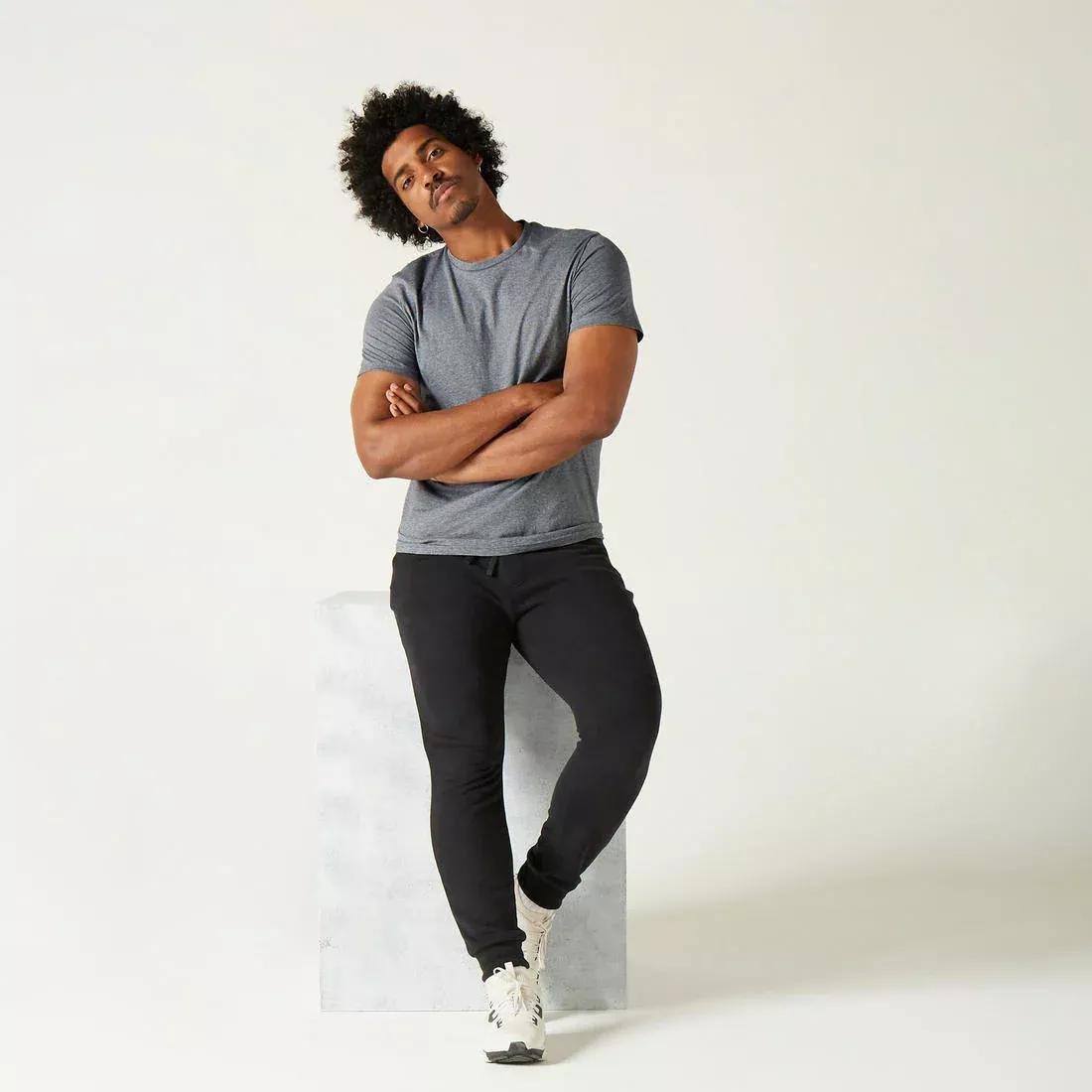 Fitness Pure Cotton T-Shirt Sportee, Grey, No Color, large image number 8