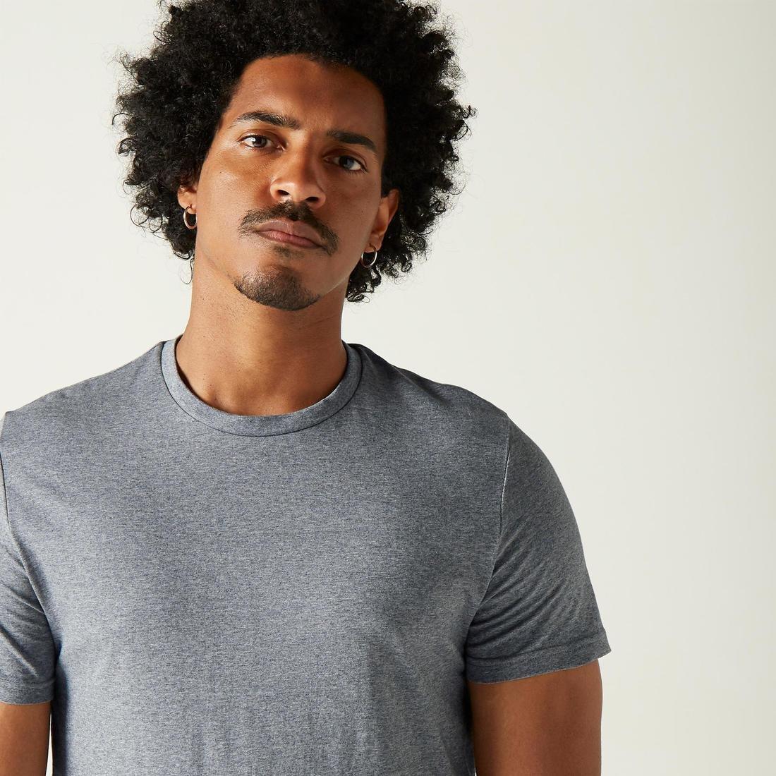 Fitness Pure Cotton T-Shirt Sportee, Grey, No Color, large image number 10