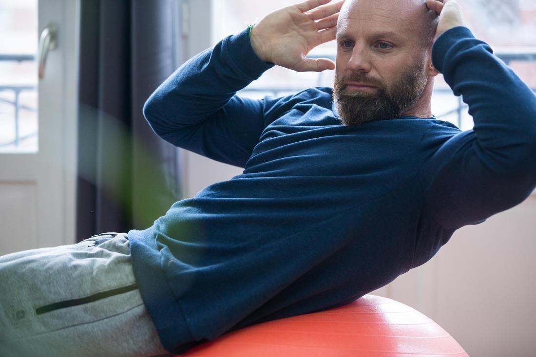 Crew Neck Fitness Sweatshirt, Grey, No Color, large image number 6